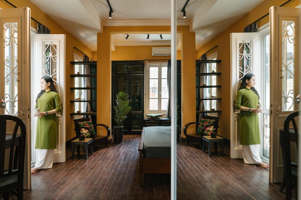 Posezení v ubytování An Nam Art House