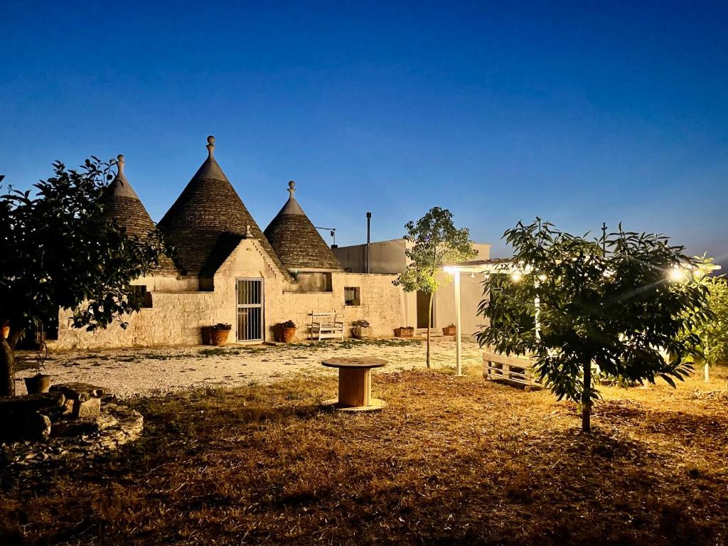 Zahrada ubytování Trullo Daniè