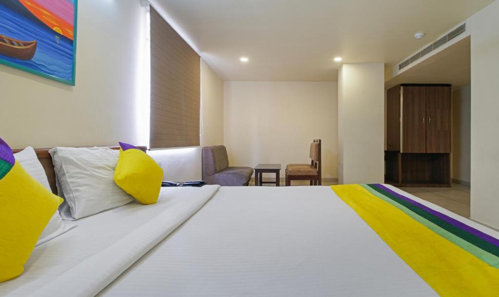 Postel nebo postele na pokoji v ubytování Itsy Hotels N Square