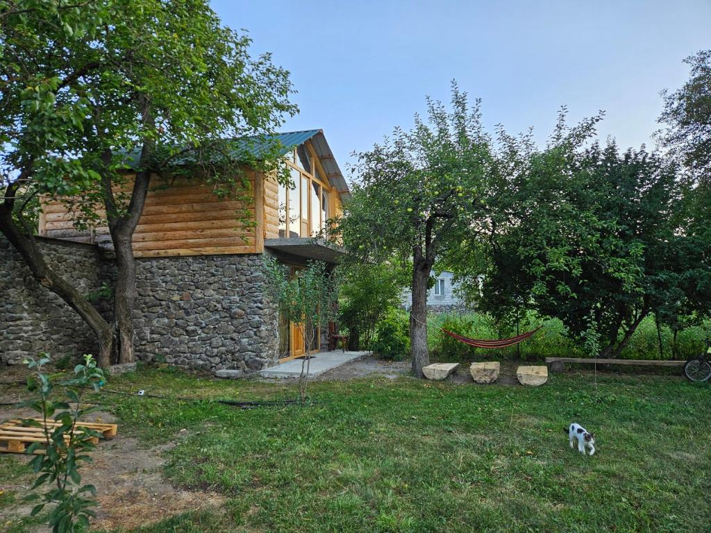 Zahrada ubytování Guest House Aleksandre