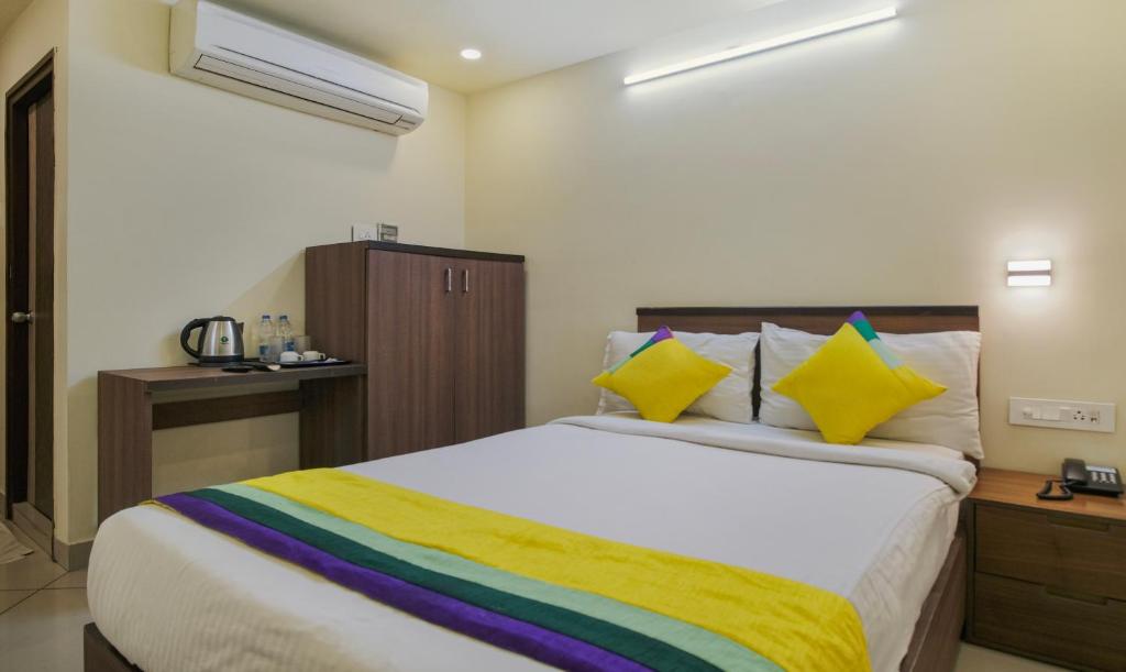 Postel nebo postele na pokoji v ubytování Itsy Hotels N Square