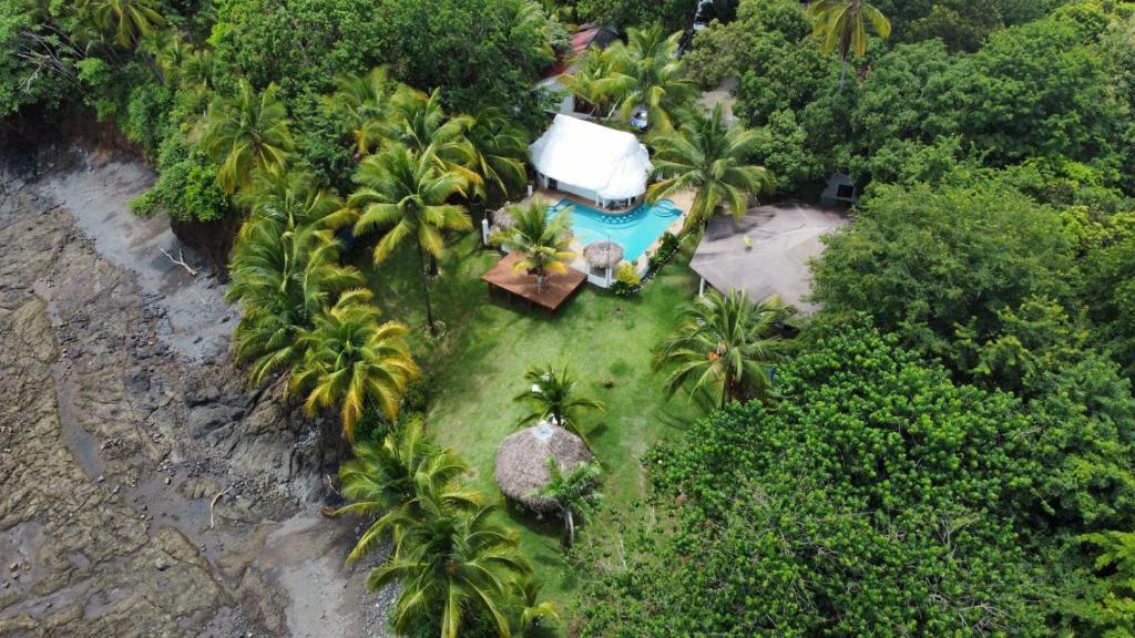 Zahrada ubytování Vista Coiba Villas & Restaurant