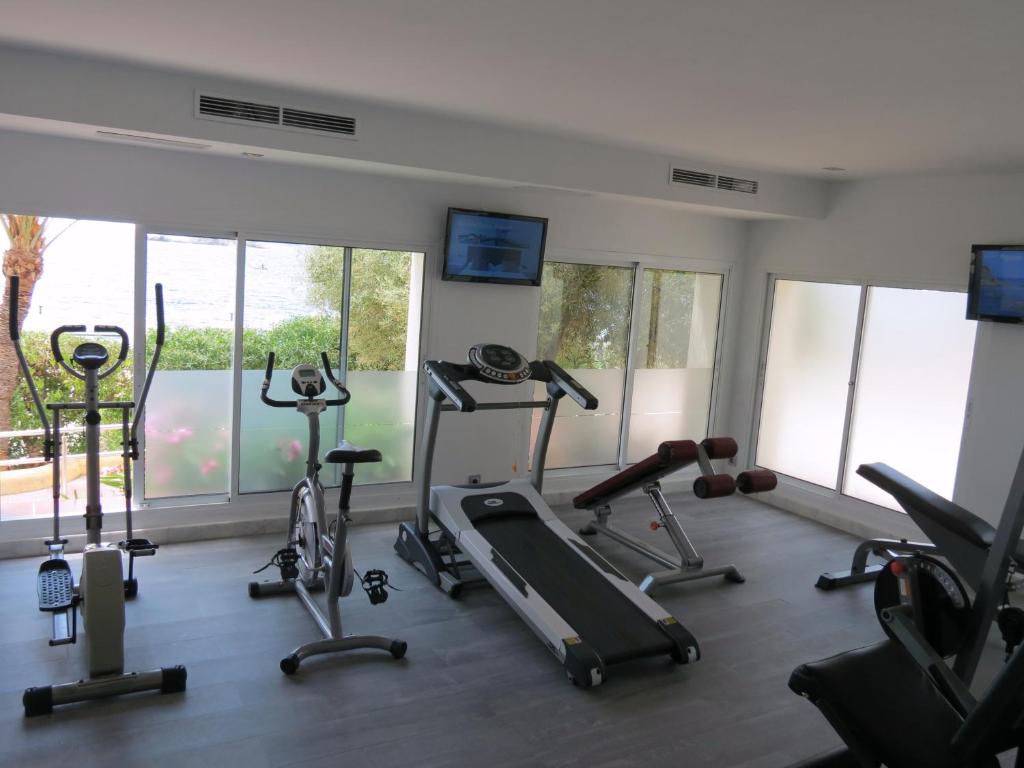 Fitness centrum a/nebo fitness zařízení v ubytování BG Nautico Ebeso