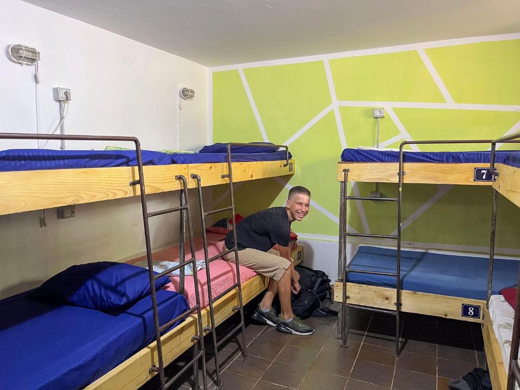 Letto o letti in una camera di Milingona City Center Hostel