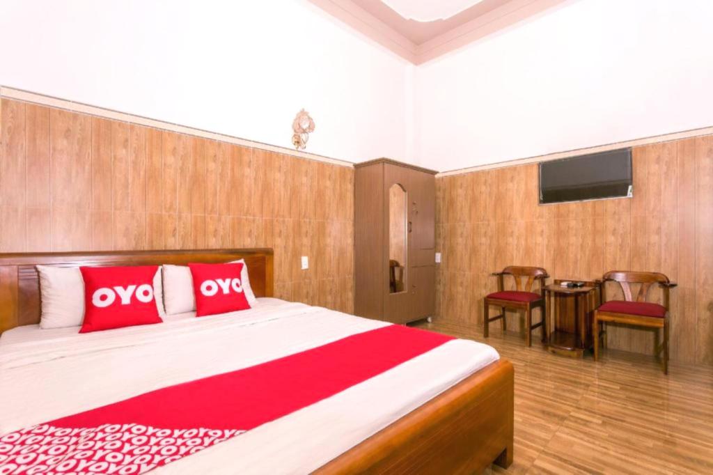 Кровать или кровати в номере OYO 638 Thien Nam Hotel