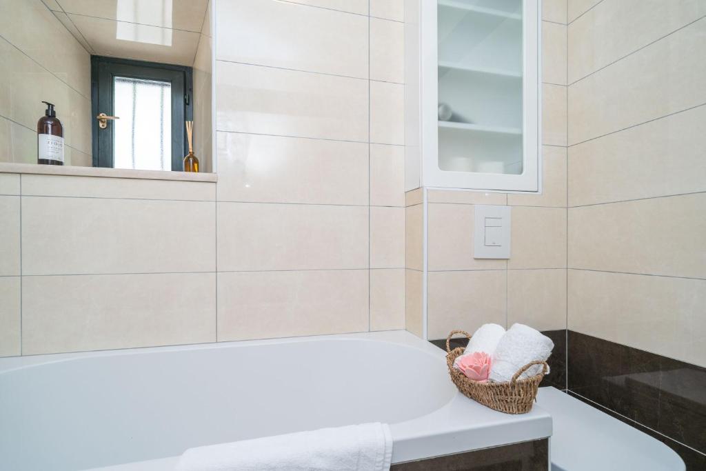 Kúpeľňa v ubytovaní Holiday Home Majkovi