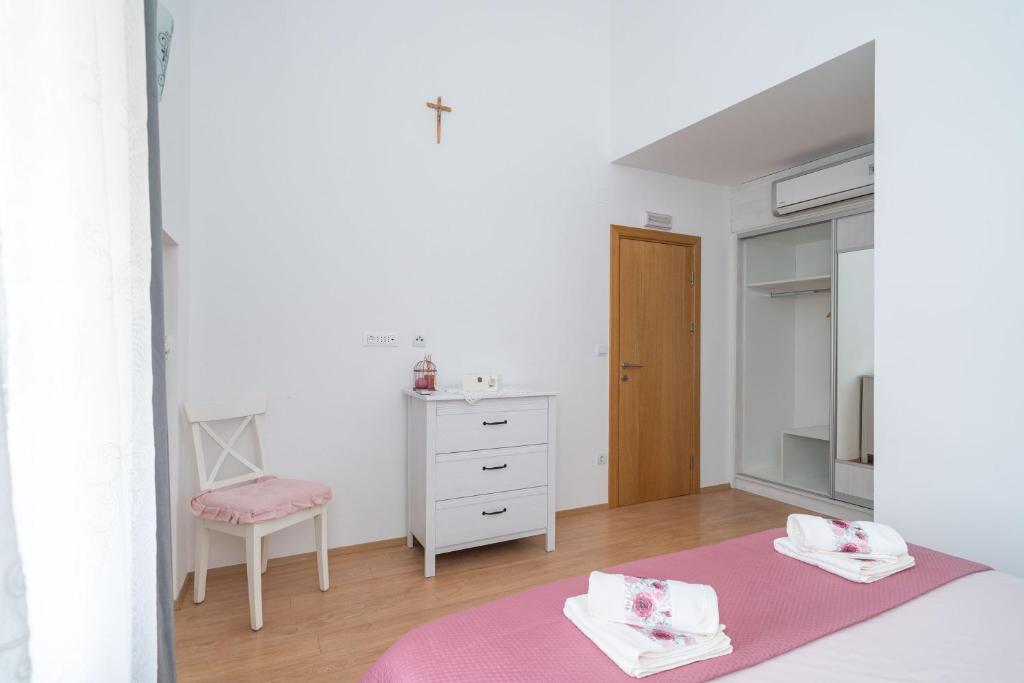 Posteľ alebo postele v izbe v ubytovaní Holiday Home Majkovi
