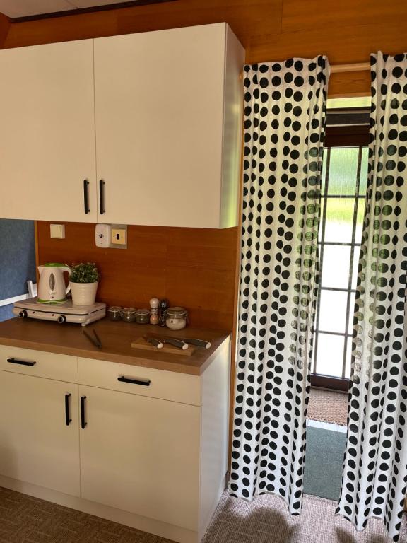 Kuchyňa alebo kuchynka v ubytovaní Apartmány pod Rališkou