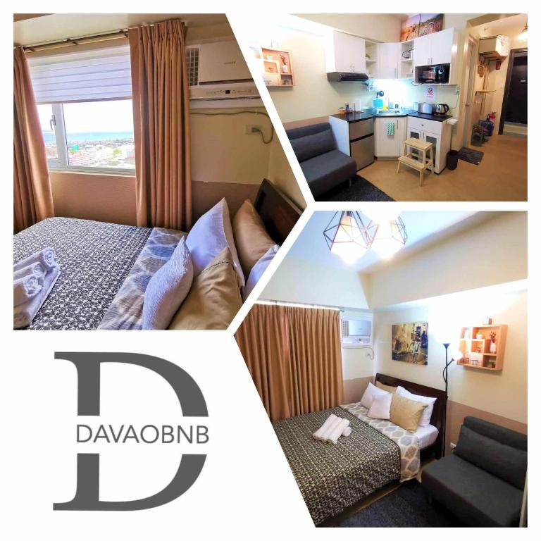 Posezení v ubytování Avida Davao by davaobnb & Lemonique Homes