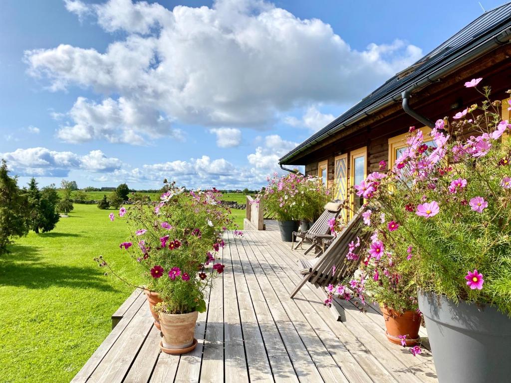 Art and design loghouse in Muhu Island