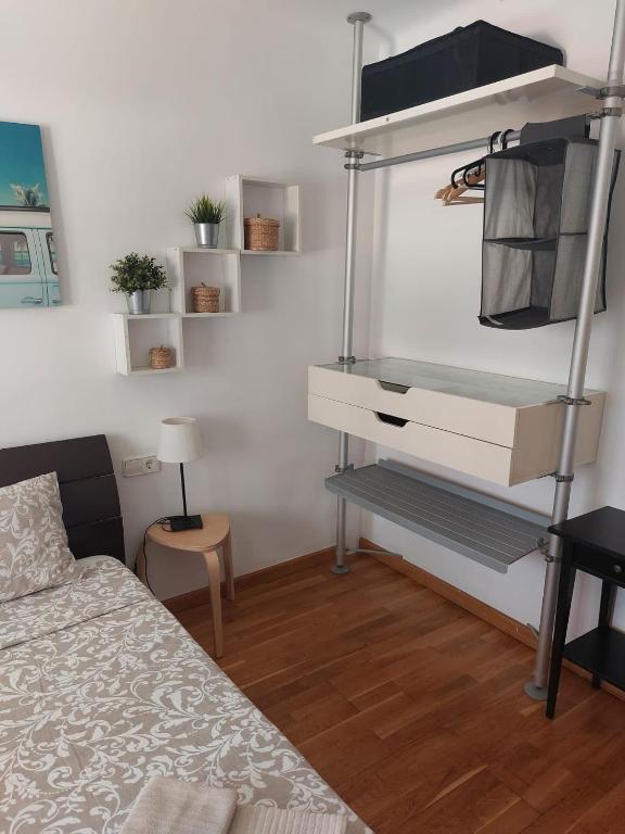 Posteľ alebo postele v izbe v ubytovaní Apartamento tranquilo cerca de la Sagrada Familia