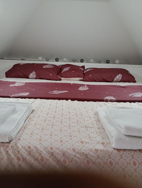 Postel nebo postele na pokoji v ubytování Ranč Sretenović