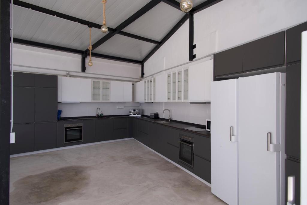 Kuchyň nebo kuchyňský kout v ubytování Las Eras Nest Hostel