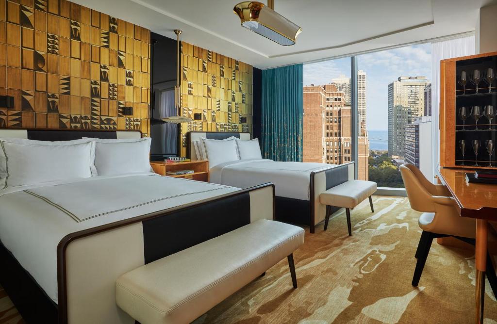 Viceroy Chicago - Deluxe Room With Two Queen Beds- Disability Access