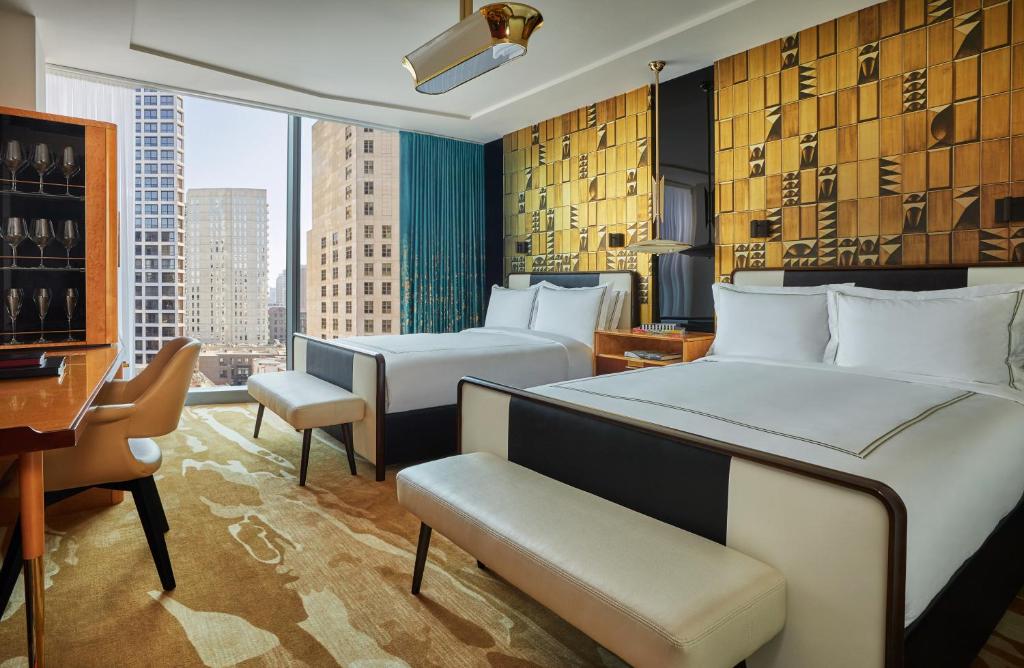 Viceroy Chicago - 皇后区有两张大号床