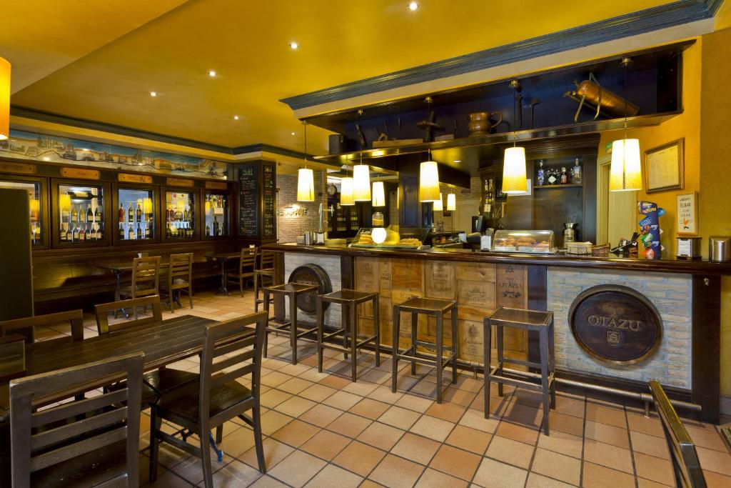 Lounge nebo bar v ubytování Albergue Jakue