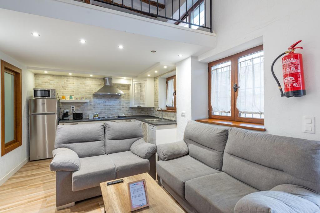 Kuchyň nebo kuchyňský kout v ubytování Casa rural el palomar del Júcar