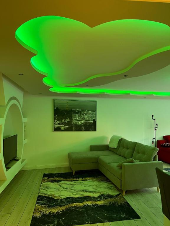 Posezení v ubytování The Port Ferienwohnung