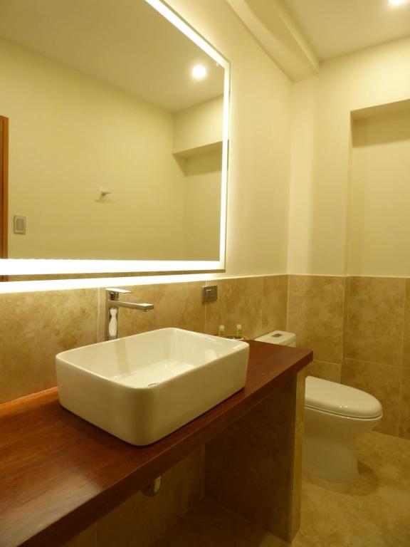 Ein Badezimmer in der Unterkunft Muña Hotel Andahuaylas
