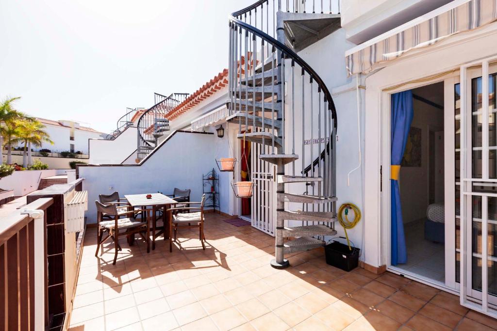Balkón nebo terasa v ubytování Penthouse El Mirador Los Cristianos Tenerife - VV