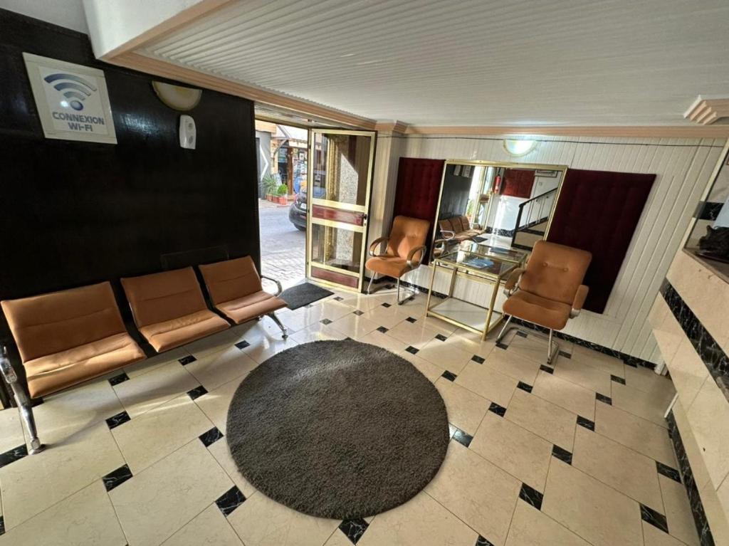 Posezení v ubytování Hôtel National