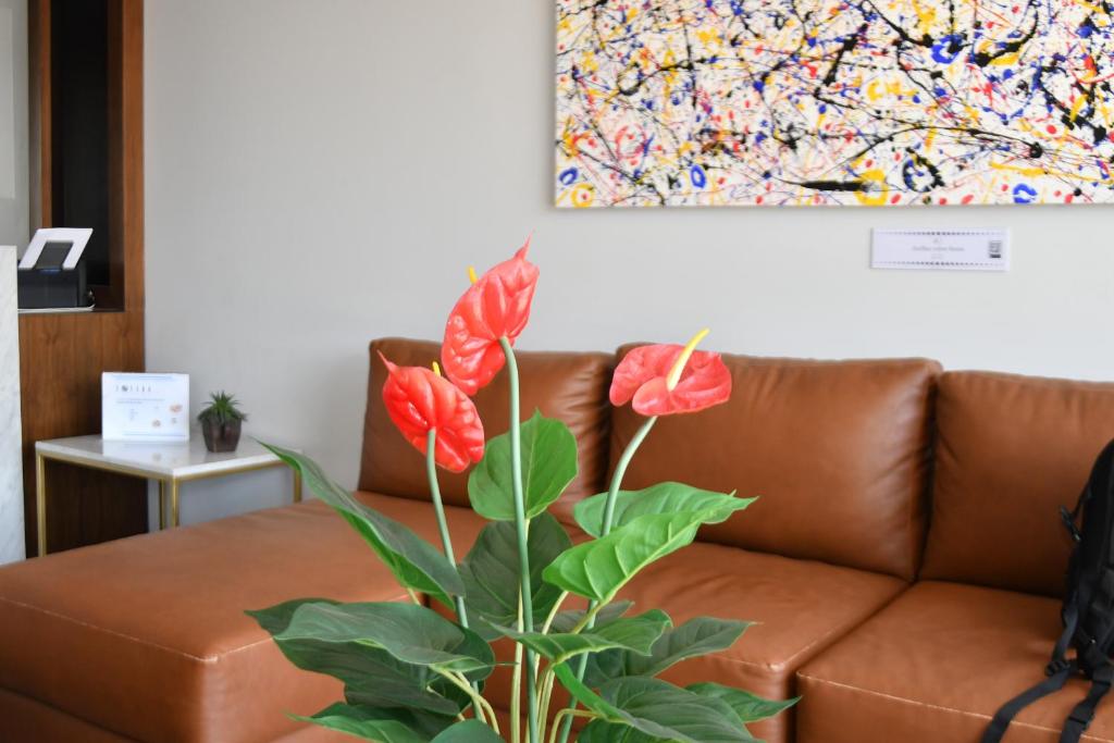 Posezení v ubytování Hotel Esfera Tulancingo