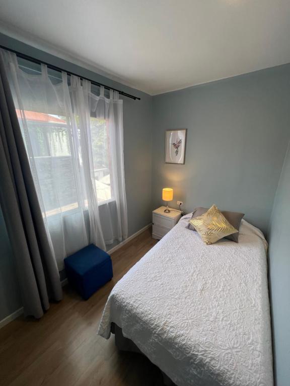 Postel nebo postele na pokoji v ubytování Hostal Ravello