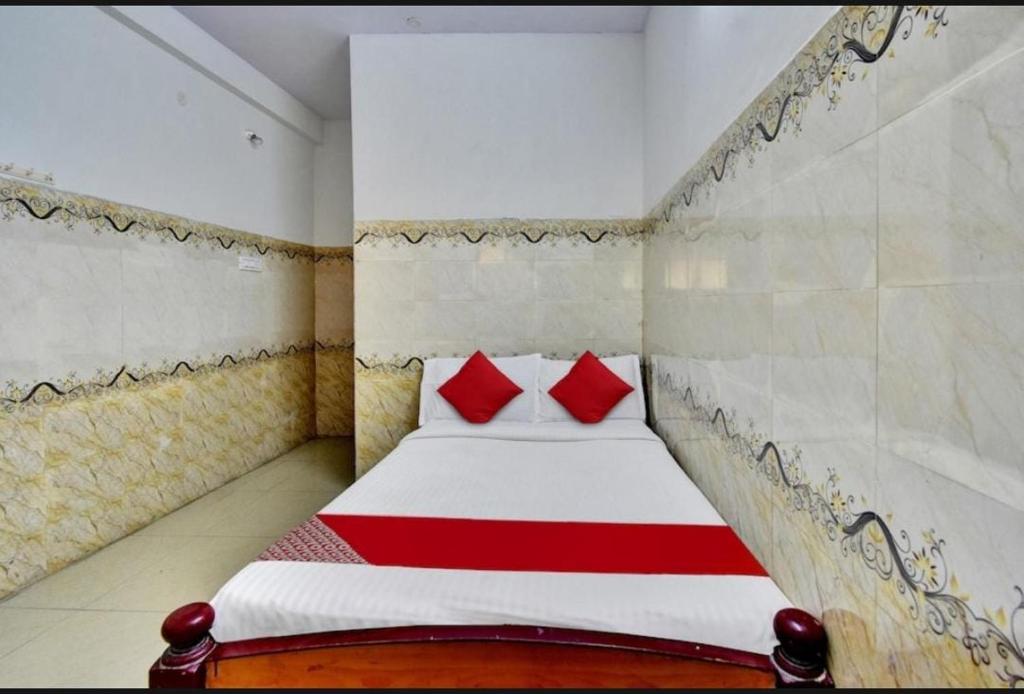 Postel nebo postele na pokoji v ubytování RK RESIDENCY INN