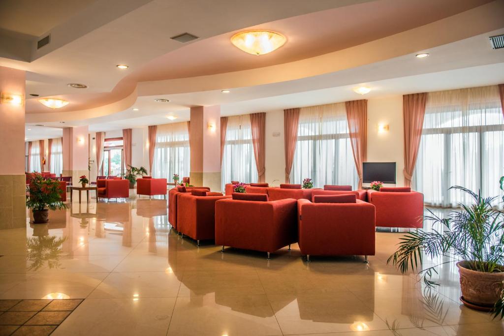 TV a/nebo společenská místnost v ubytování Hotel Delle More