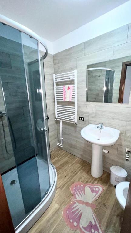 Koupelna v ubytování Casa Giulia