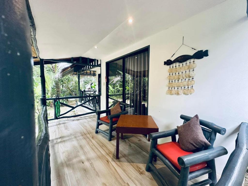 Posezení v ubytování El Nido Coco Resort