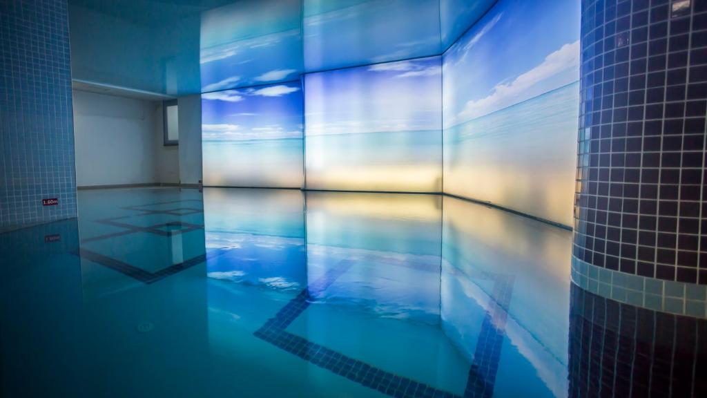 Bazén v ubytování Parion Hotel nebo v jeho okolí