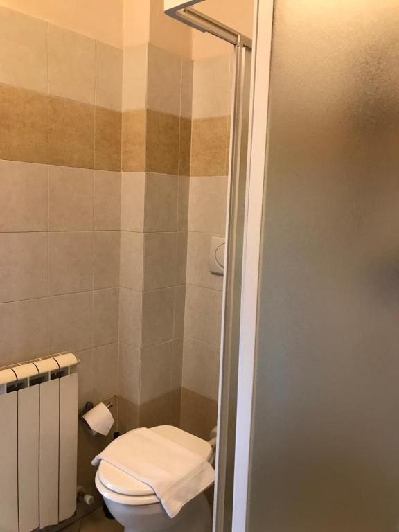 Koupelna v ubytování Civico 19