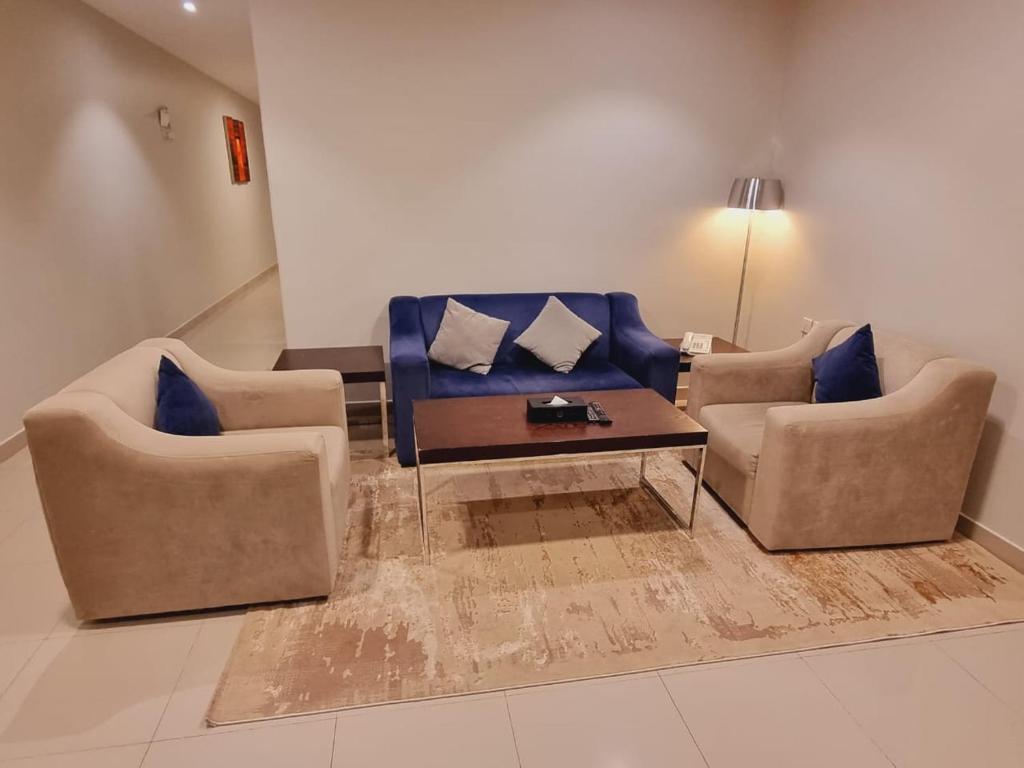 Posezení v ubytování رؤوم ان للشقق الفندقية-Raoum Inn Hotel Apartments