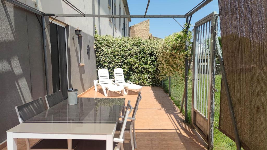 Balkón nebo terasa v ubytování loft con terraza y barbacoa