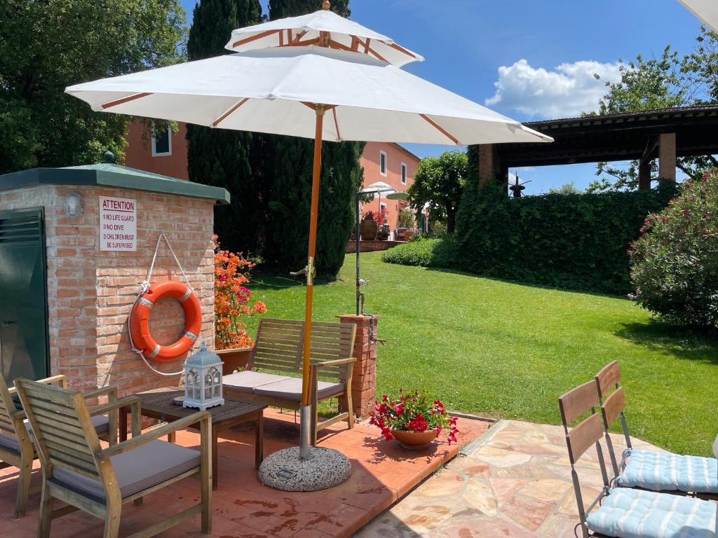 Zahrada ubytování Agriturismo Podere Marchiano