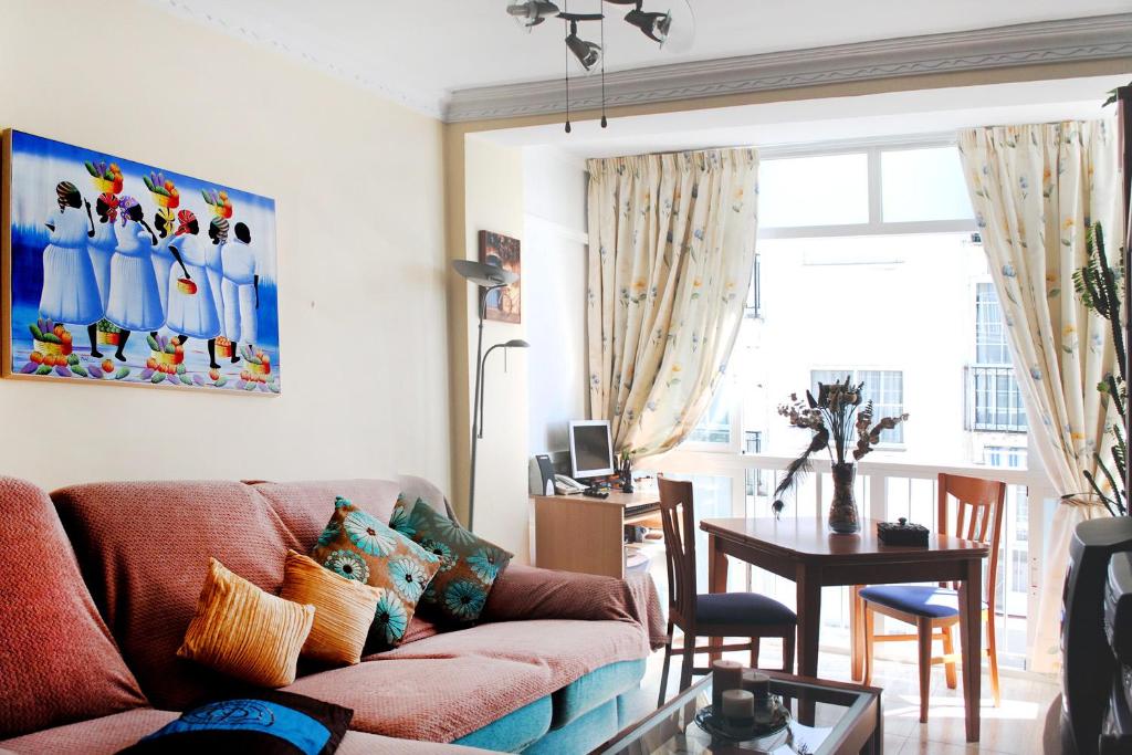 Posezení v ubytování Apartamento Daniela