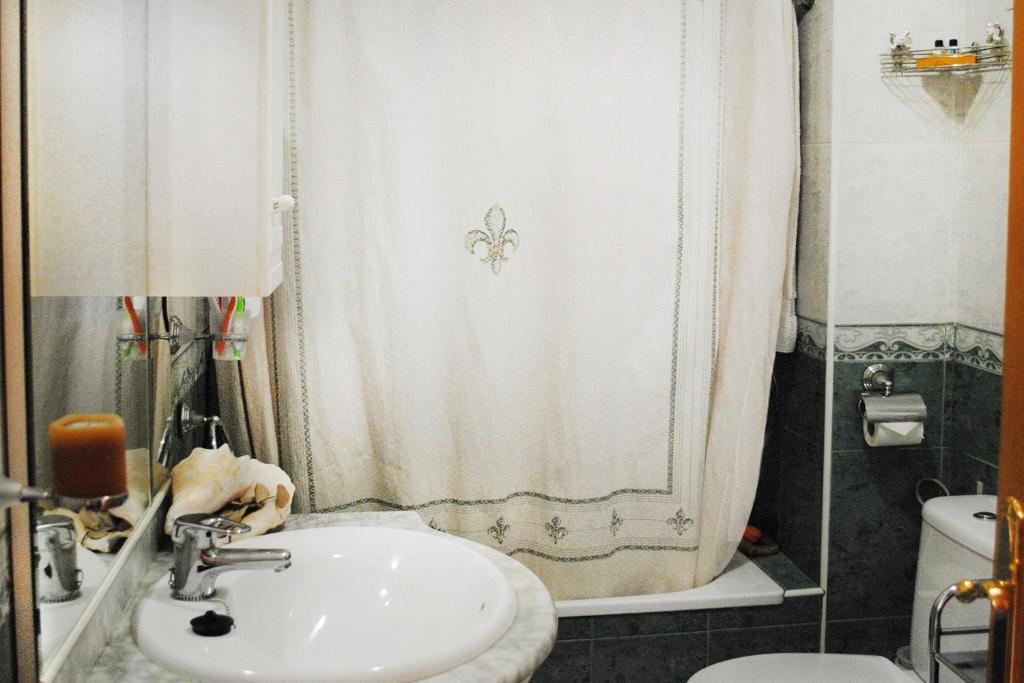 Koupelna v ubytování Apartamento Daniela