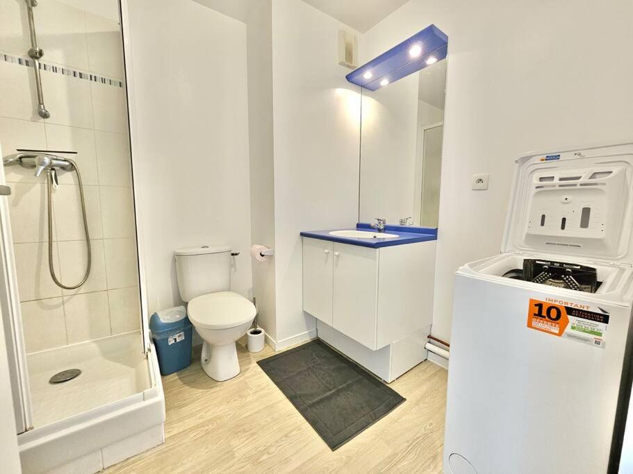 Koupelna v ubytování Gîte La pause Normande