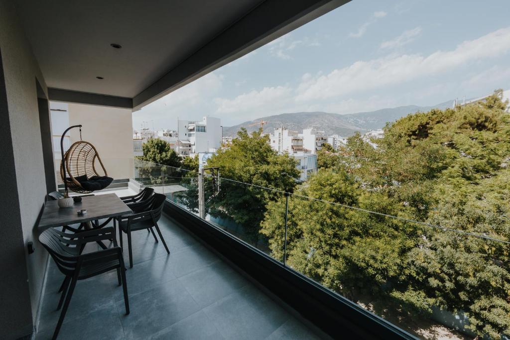 Nespecifikovaný výhled na hory nebo výhled na hory při pohledu z apartmánu