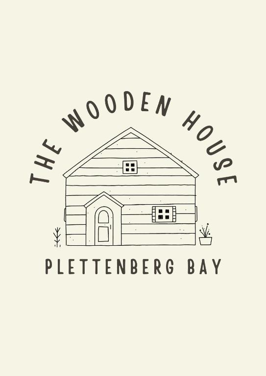 a drawing of a wooden house and a refrigerator bay at The Wooden House in Plettenberg Bay
