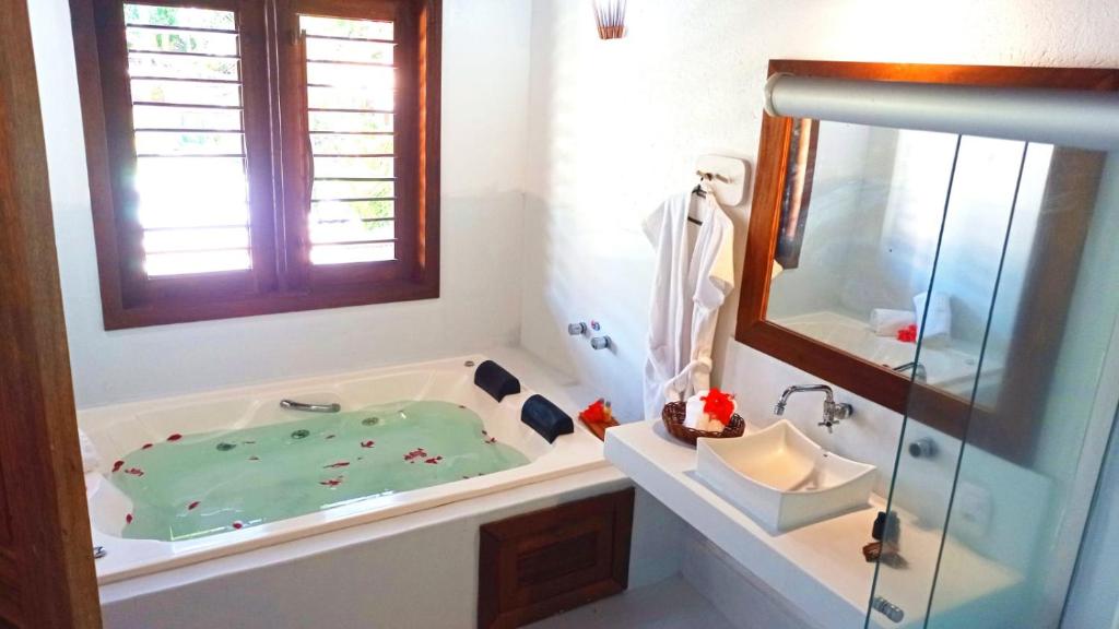 Koupelna v ubytování Machê Pousada & Boutique - A mais charmosa de Arraial D ajuda