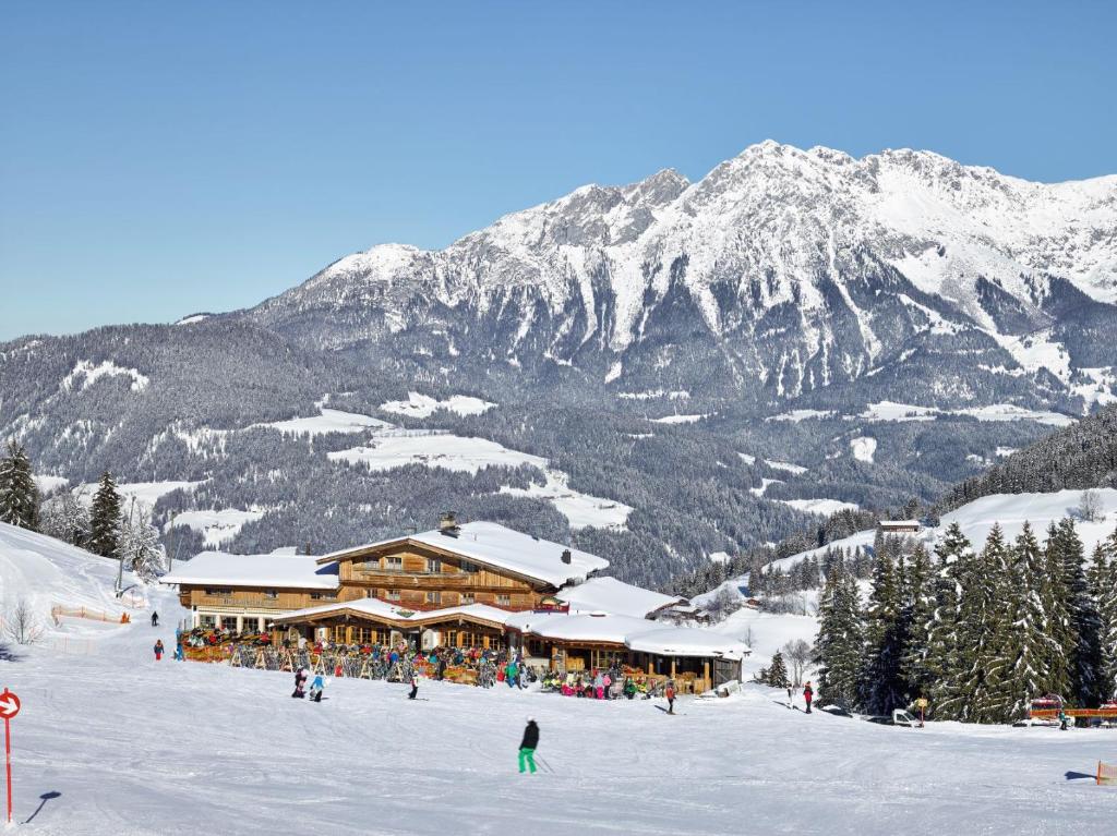 Alpengasthof Hochsöll v zimě