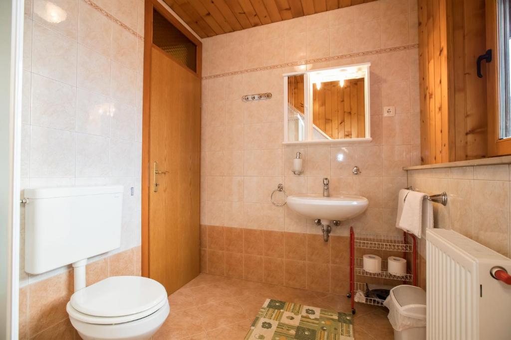Koupelna v ubytování Turistična kmetija Pri Andreju