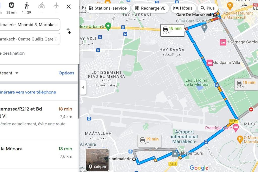 Fotografie z fotogalerie ubytování Appartement 7 min de l'aéroport de Marrakech v Marrákéši