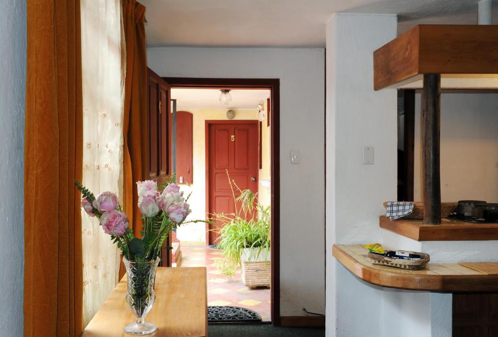 Kuchyň nebo kuchyňský kout v ubytování Boutique Hotel Antinea