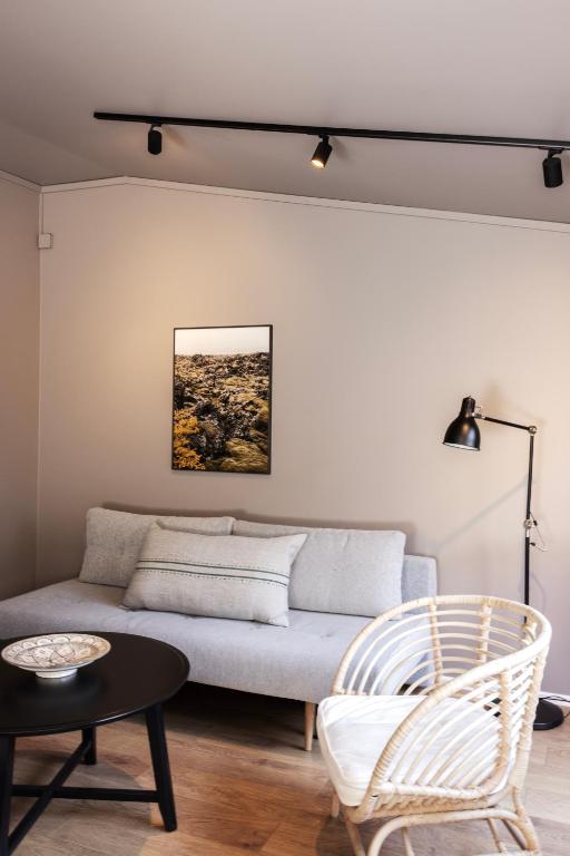 Posezení v ubytování Rey Apartments
