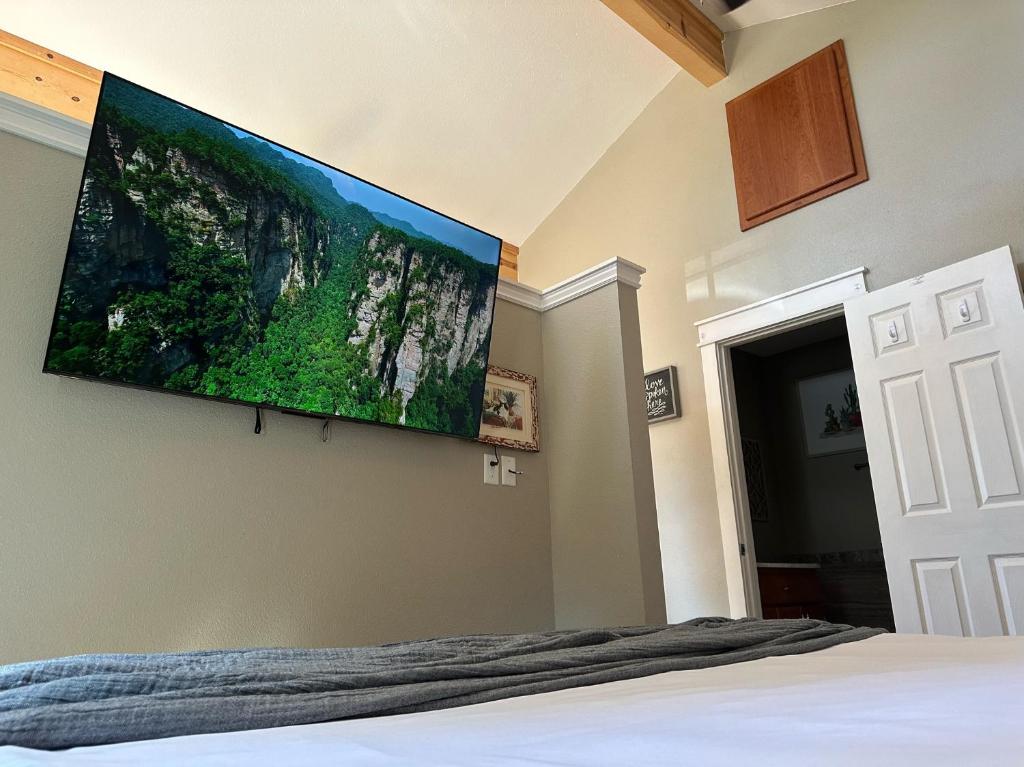 TV a/nebo společenská místnost v ubytování Luxury Smart Bungalow