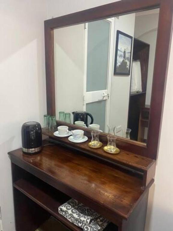 Příslušenství pro přípravu čaje a kávy v ubytování Sliema - Double Room