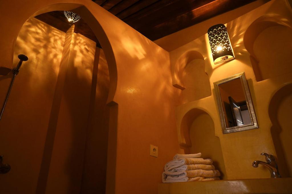 Koupelna v ubytování Riad Dar Pierre